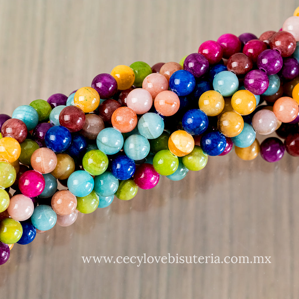 Jade Bola Lisa Multicolor 8 mm