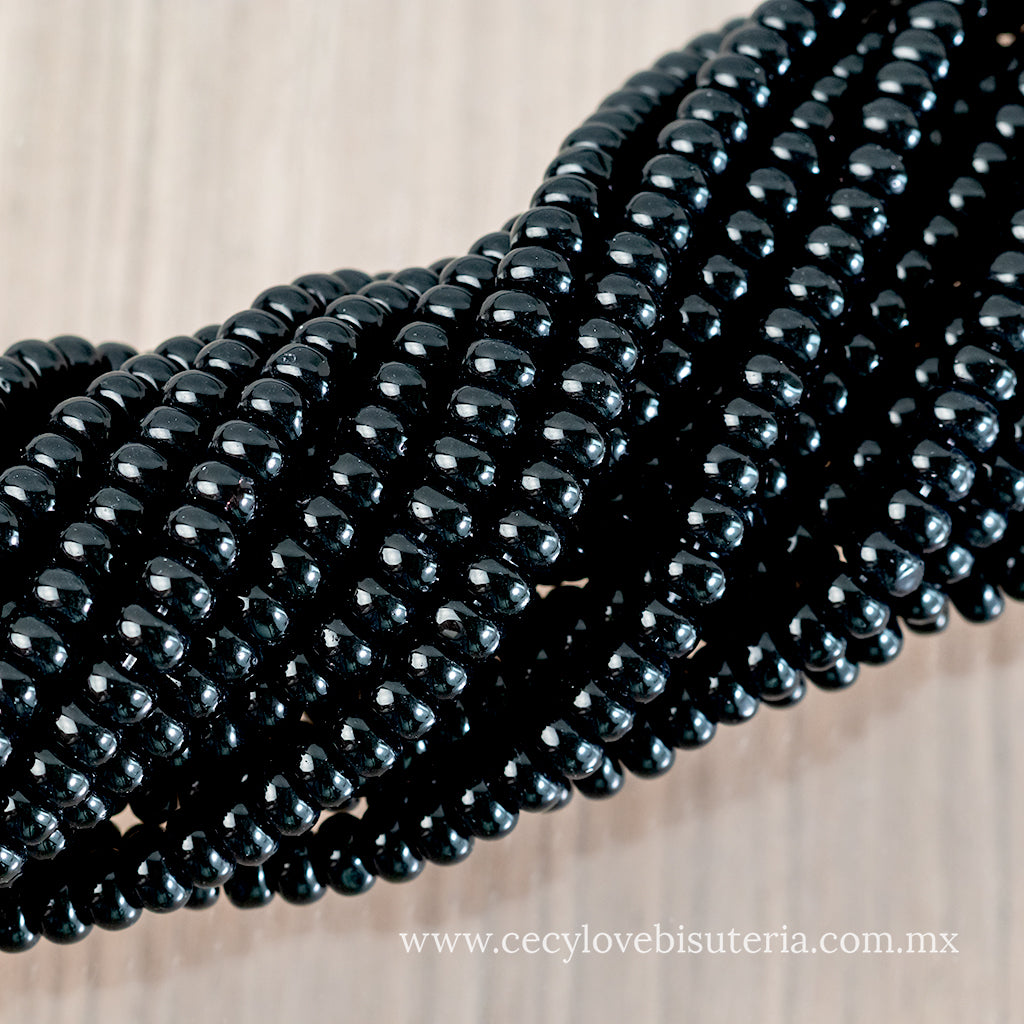 Cristal Dona Lisa Negro Gloss 8 mm