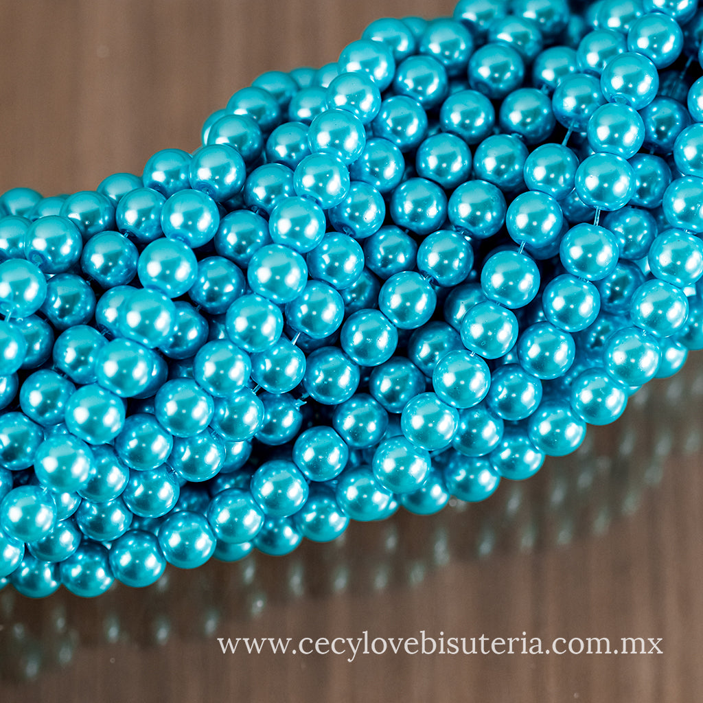 Perla Cristal Celeste 8 mm