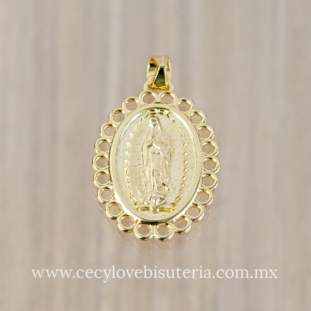 Medalla Ovalada Virgen de Guadalupe