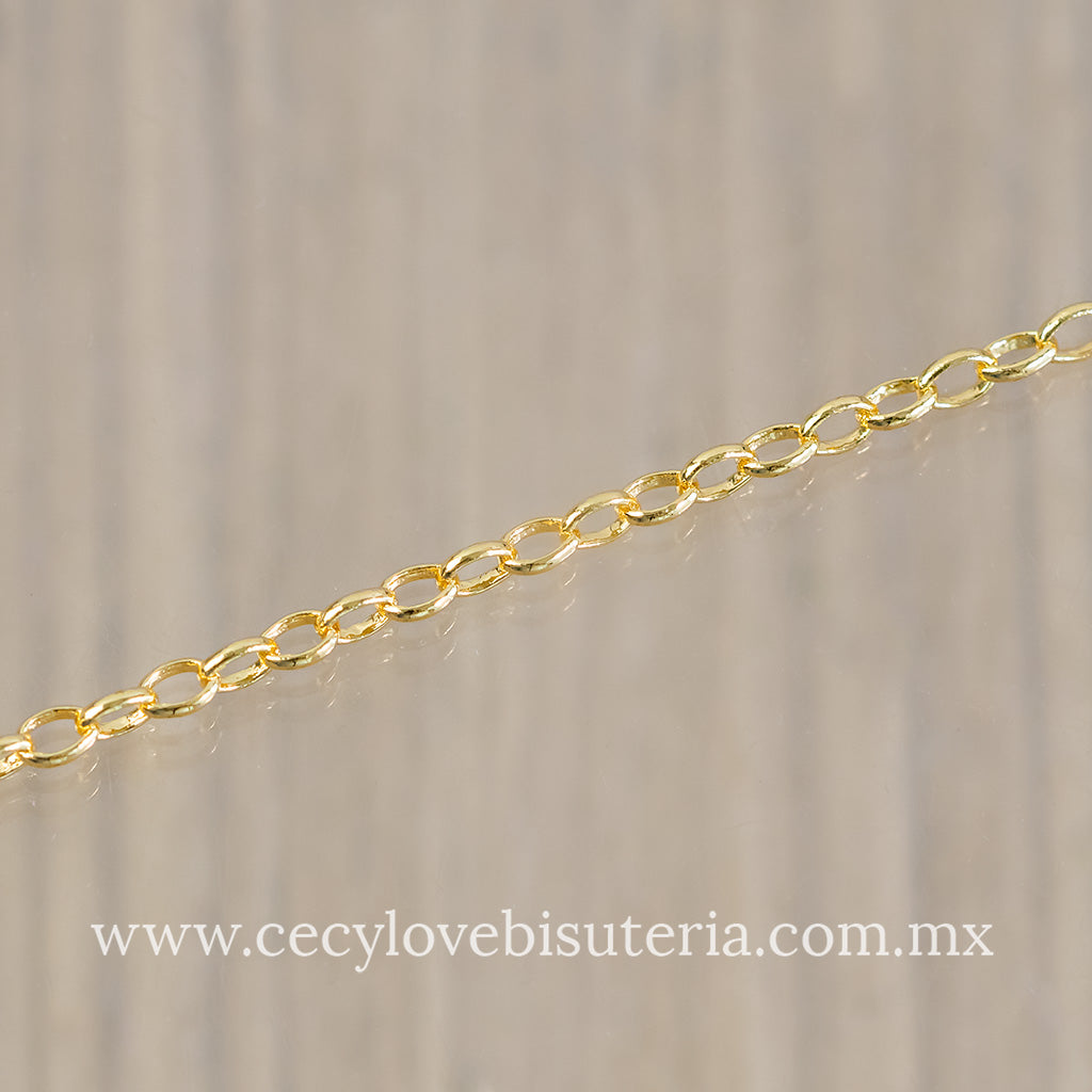 Cadena Eslabón Oval Mini