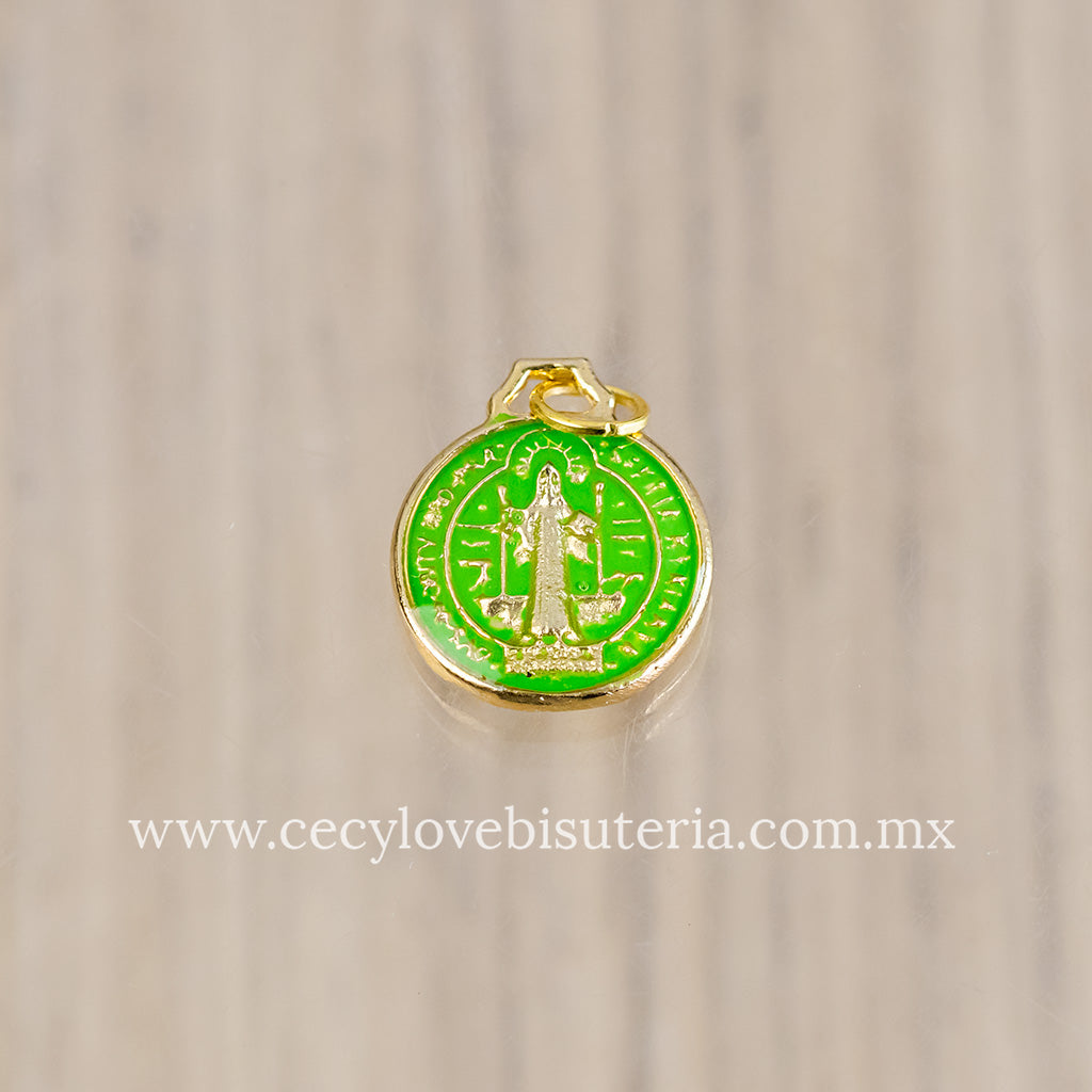 Medalla Mini San Benito Verde Limón