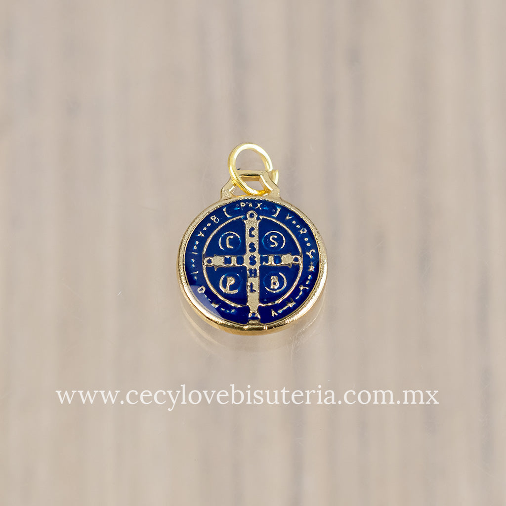 Medallas Mini San Benito Azul