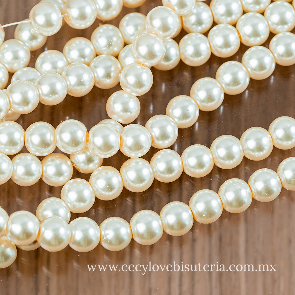 Perla Cristal Beige 10 mm