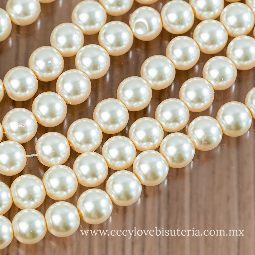 Perla Cristal Beige 12 mm