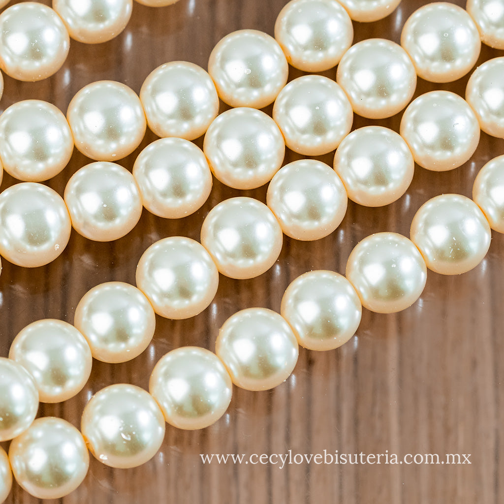Perla Cristal Beige 14 mm