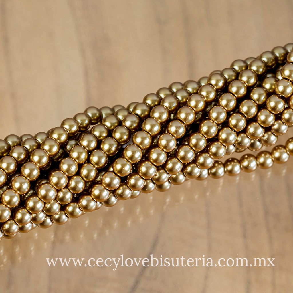 Perla Cristal Arena 6 mm