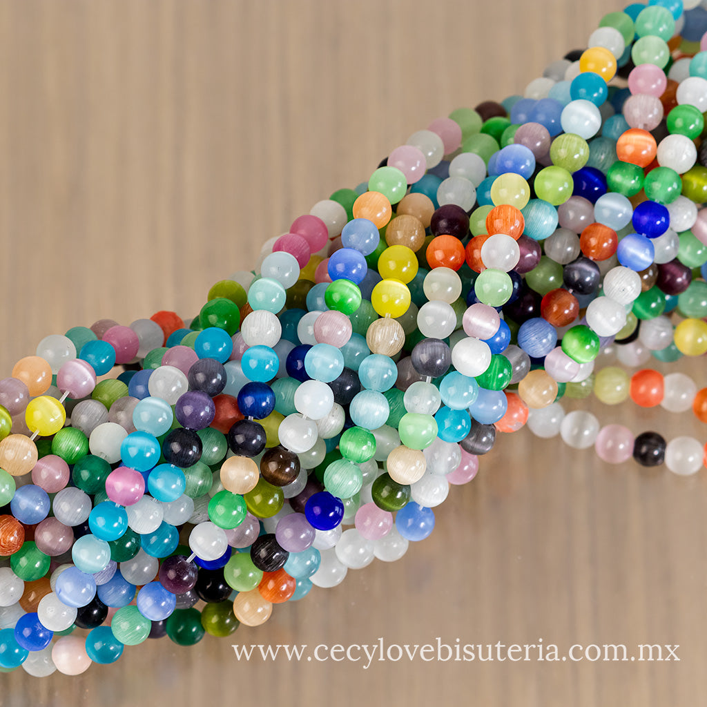 Bola Ojo de Gato Colores 6 mm