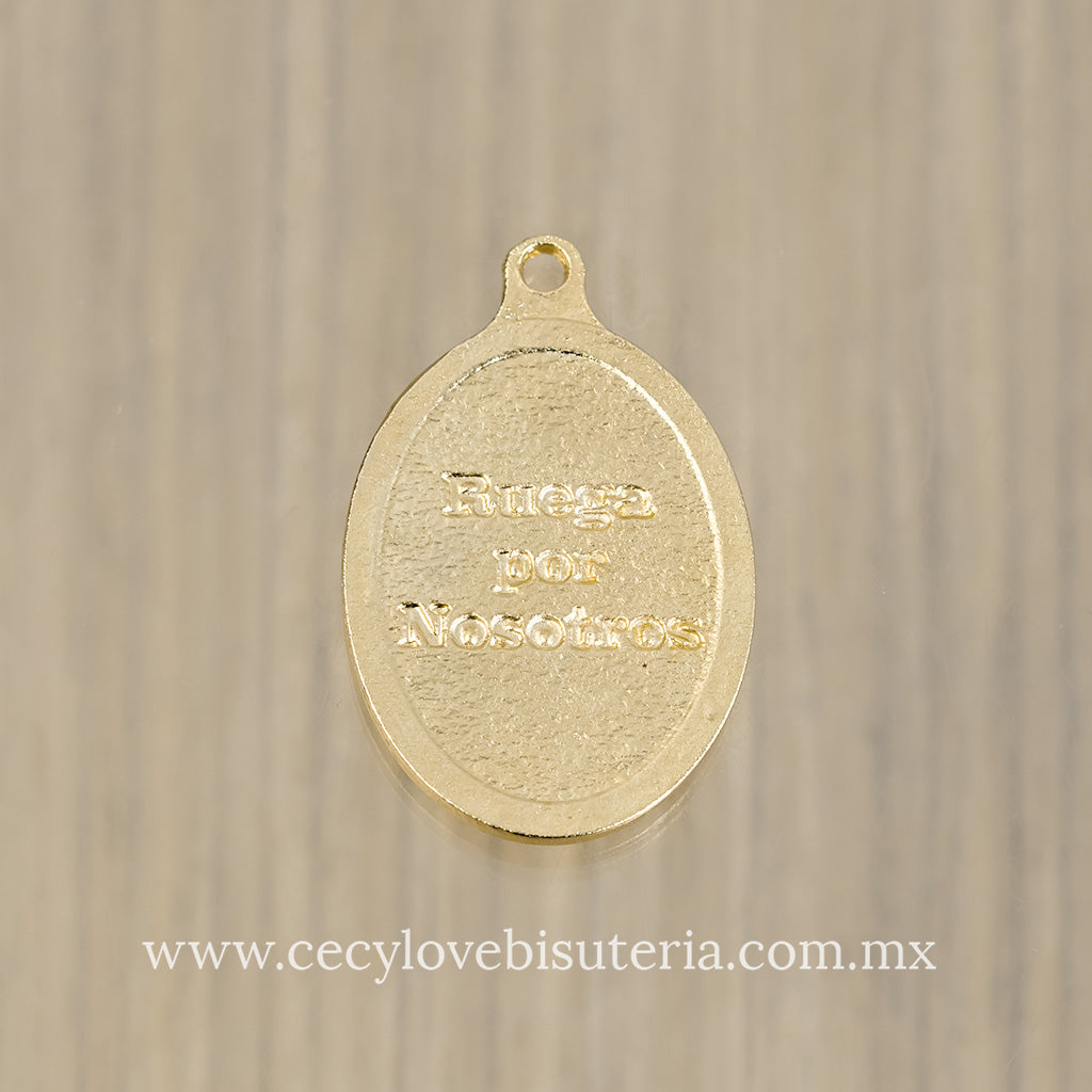 Medalla Virgen de Guadalupe Blanco