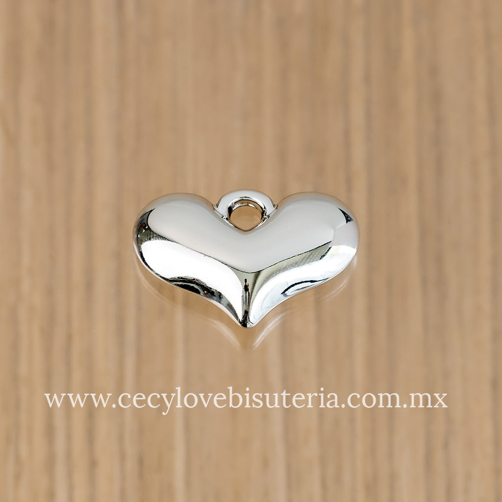 Dije Corazón Plateado