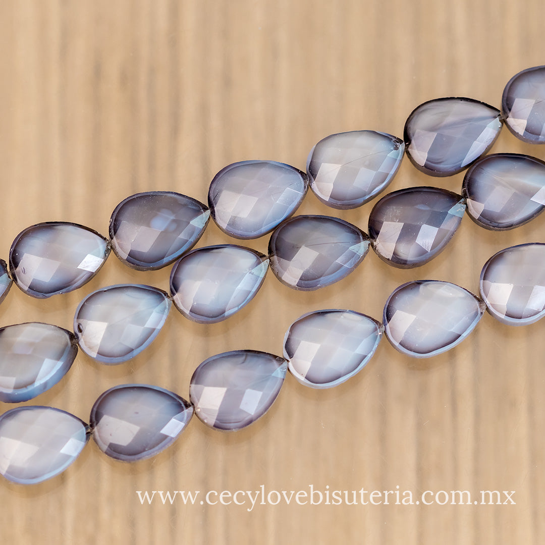 Cristal Gota Gris