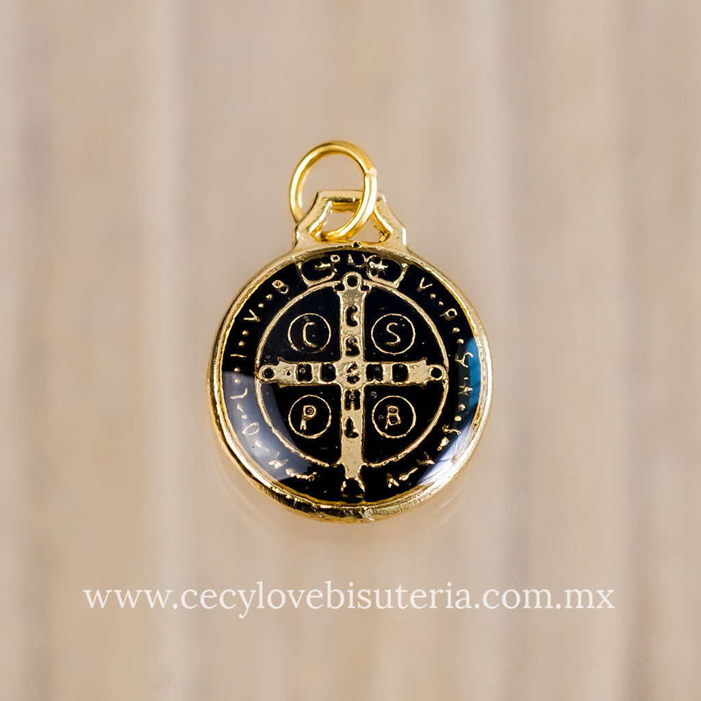 Medalla Mini San Benito Negro