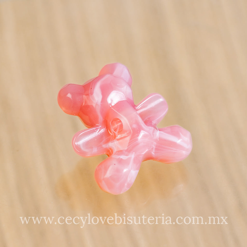 Oso Rosa Acrílico