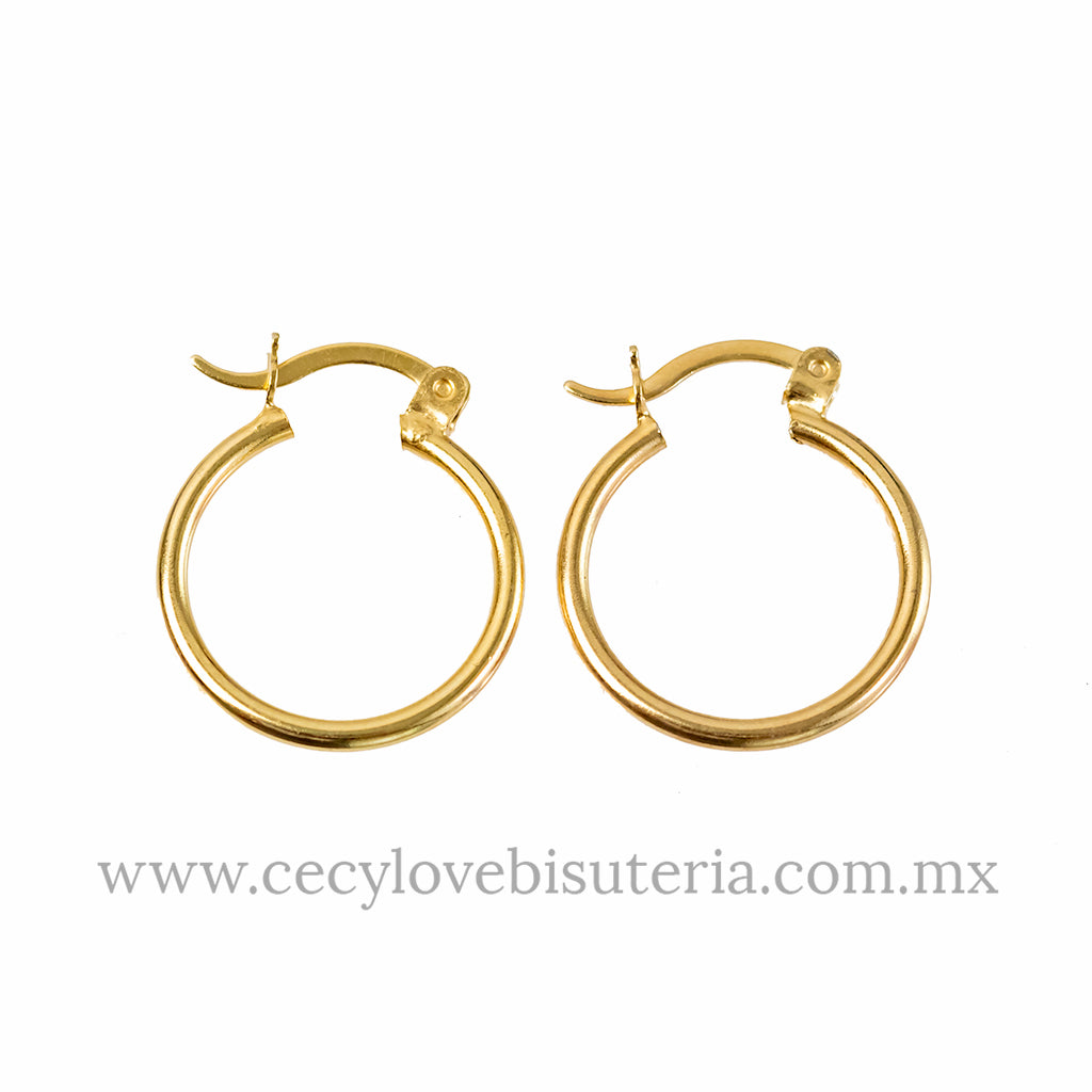 Arracadas Lisas 20 mm