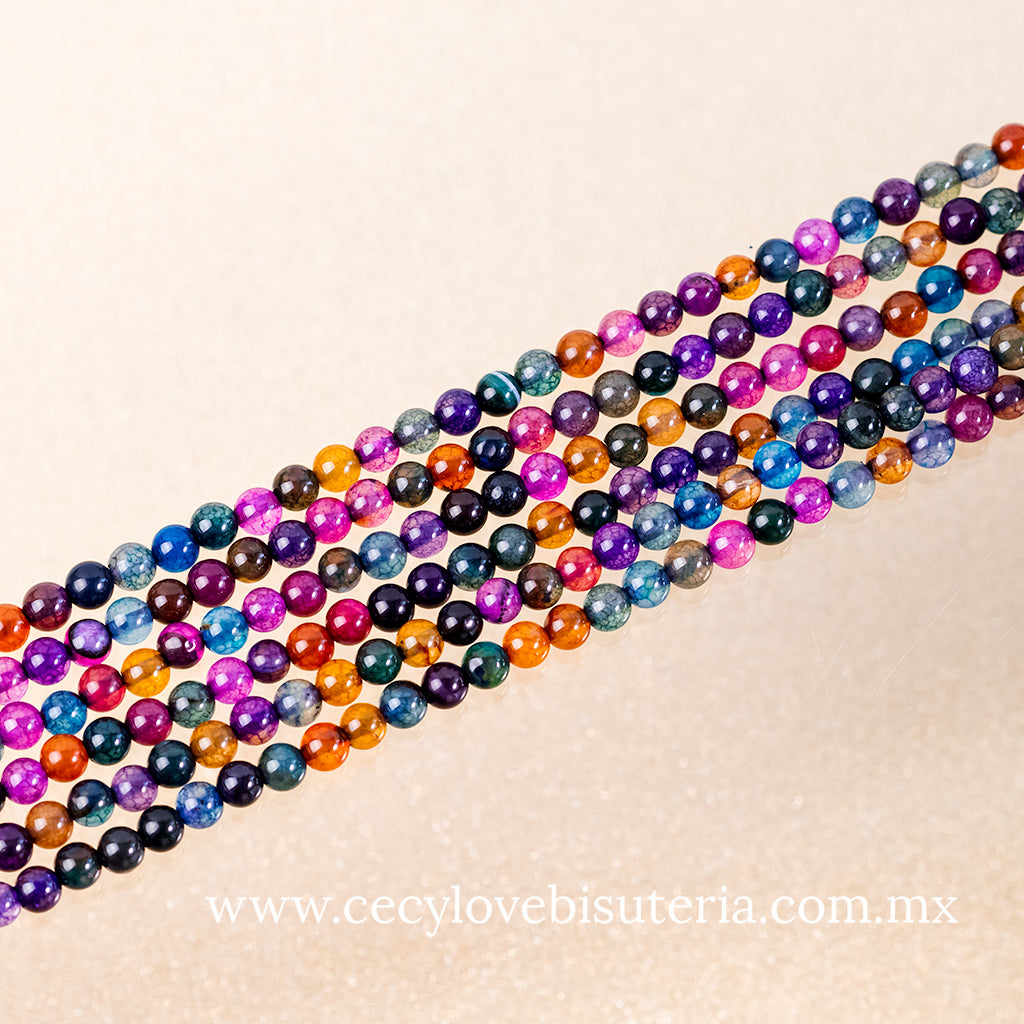 Ágata Bola Lisa 4 mm