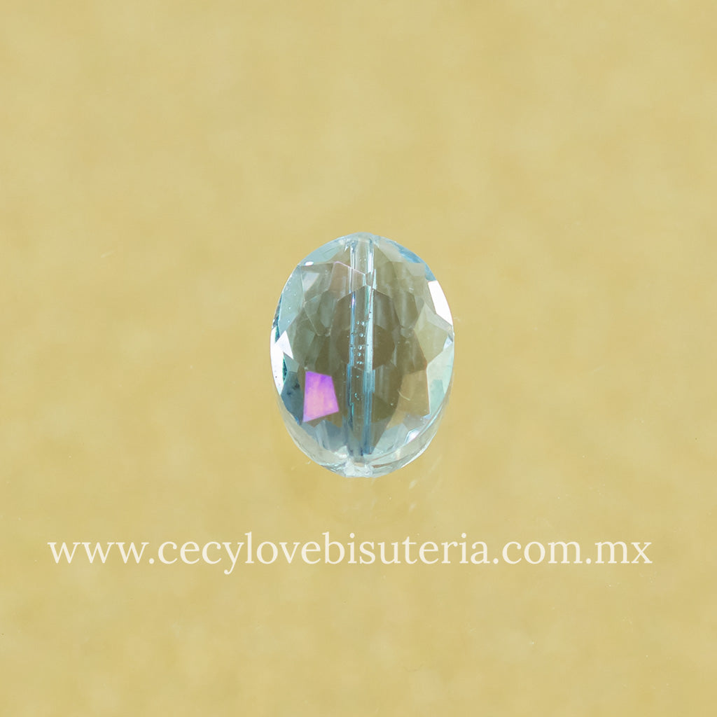 Cristal Óvalo Multitono Transparente