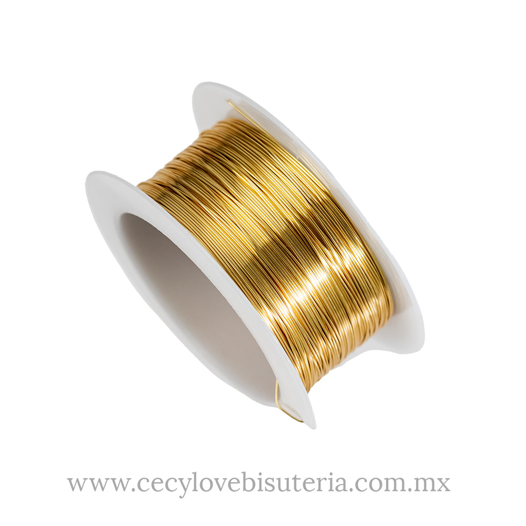 Alambre Dorado Calibre 24