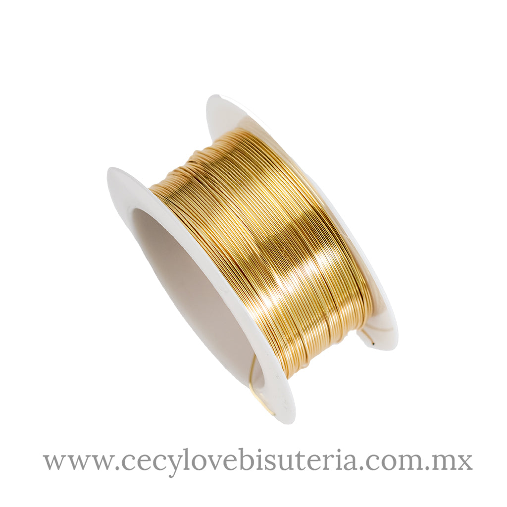 Alambre Dorado Calibre 22