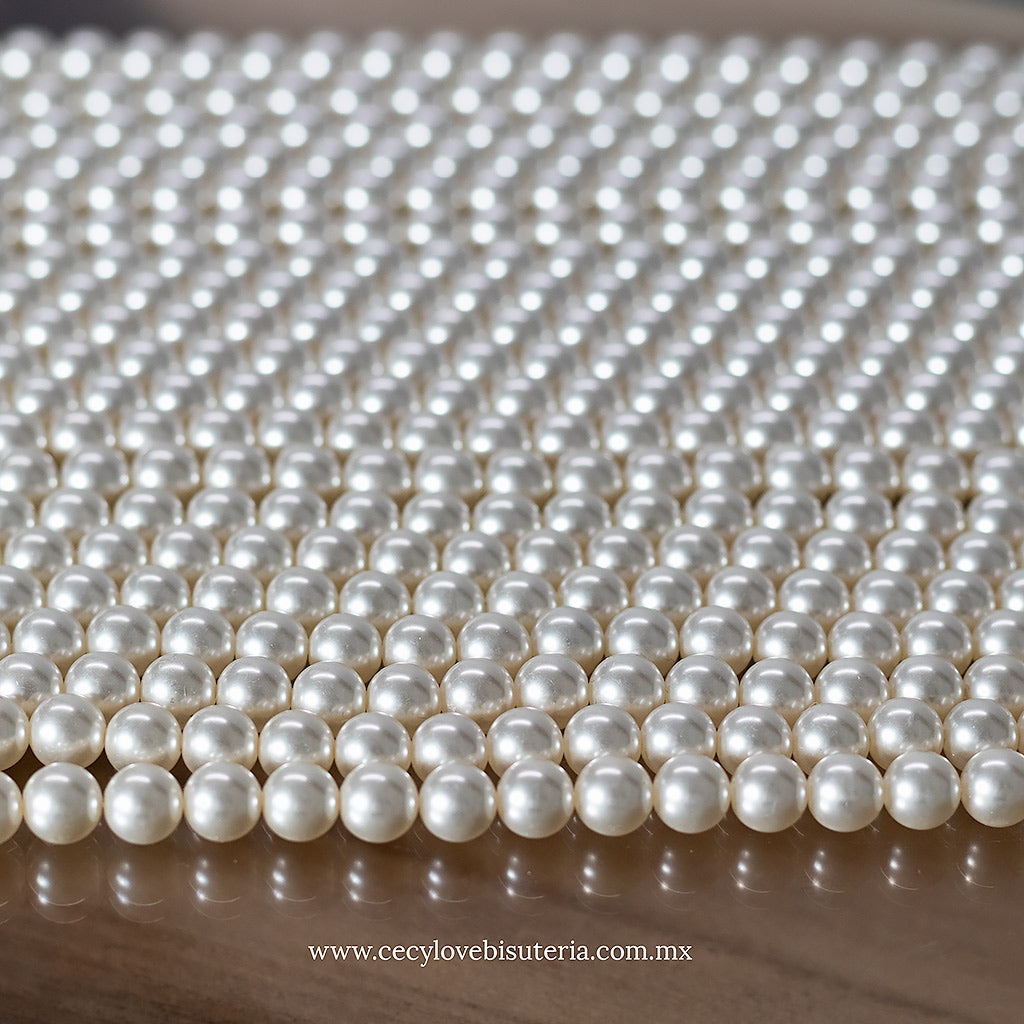 Madre Perla Beige 8 mm