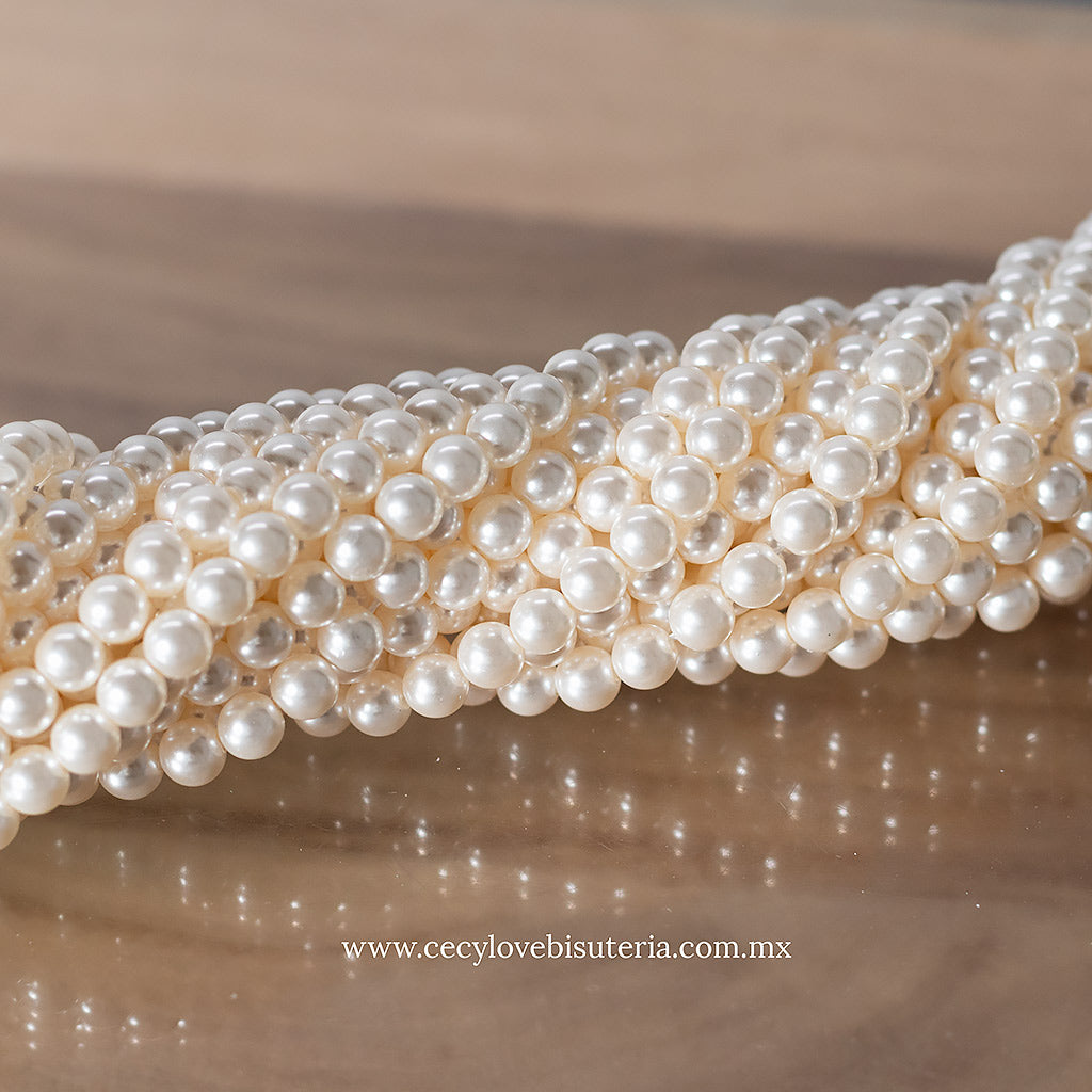 Madre Perla Beige 4 mm
