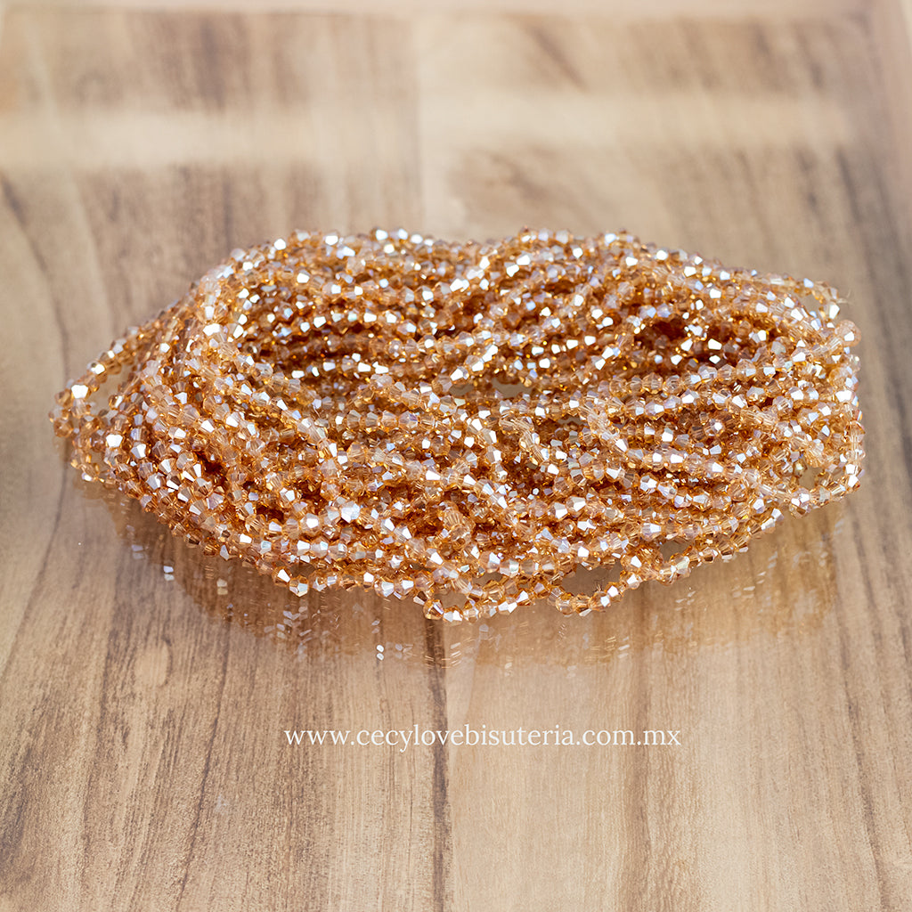 Cristal Rombo Golden 4 mm