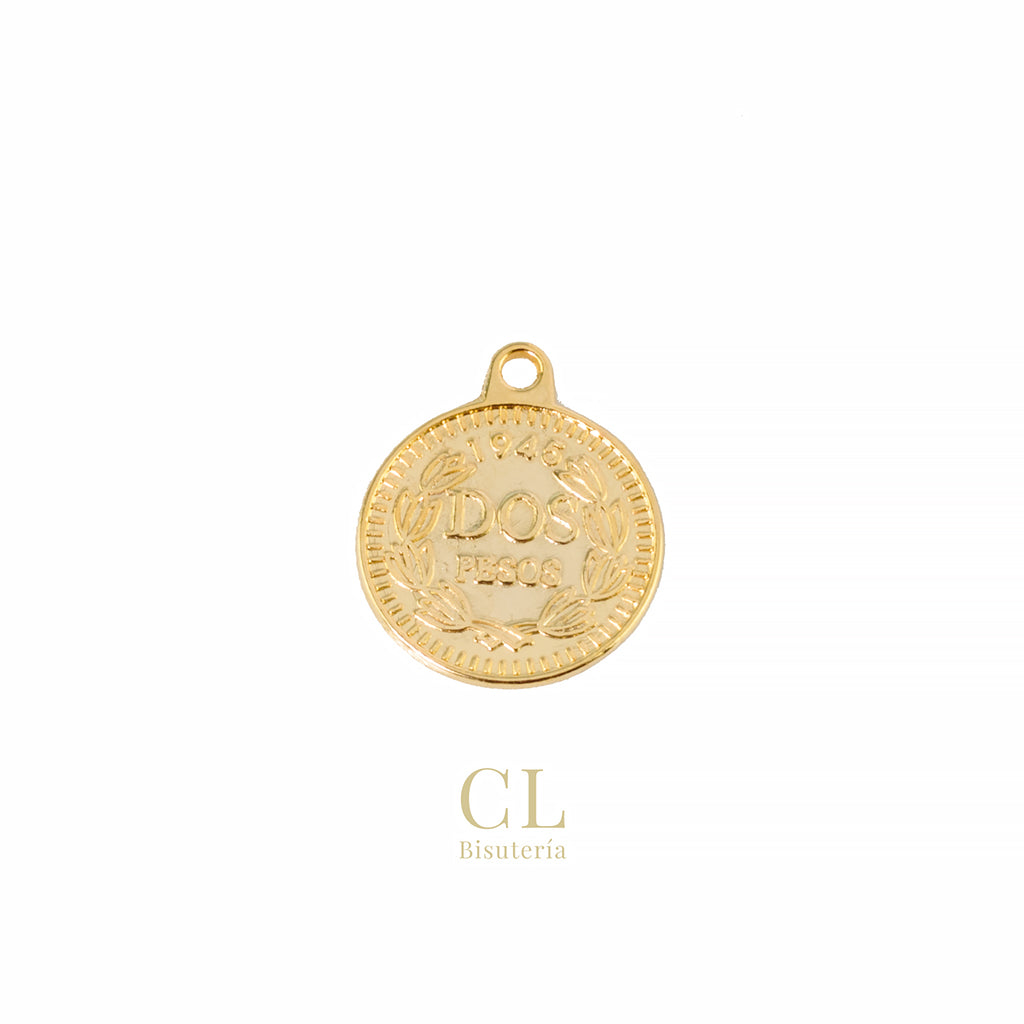 Dije Moneda 2 pesos / Elizabeth II