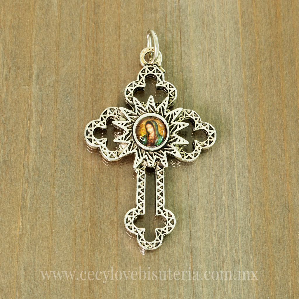Dije Cruz Virgen de Guadalupe