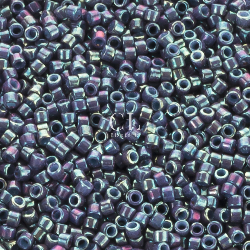 Delica Miyuki 11/0 Gris Oscuro Matizado