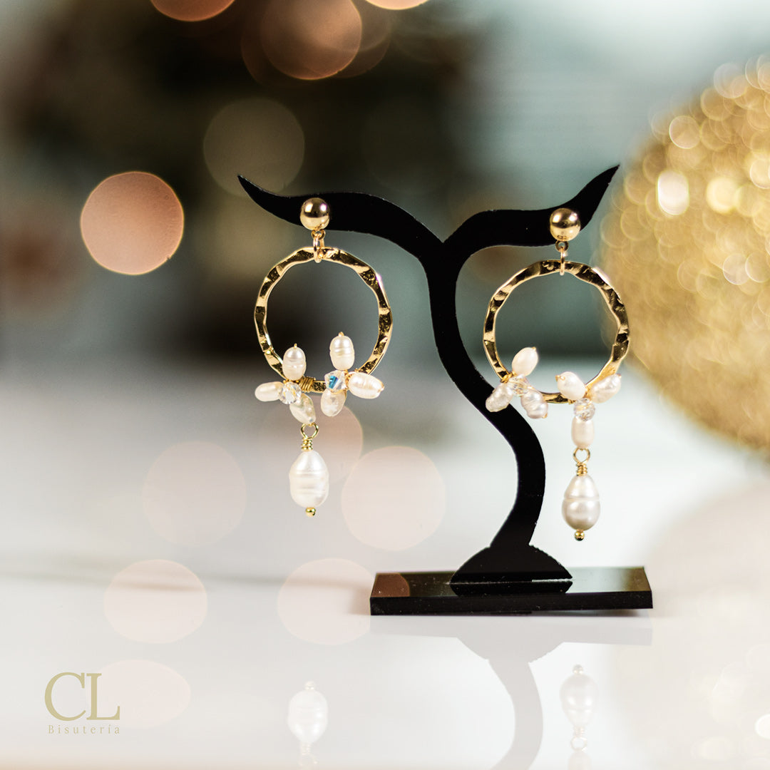 Aretes de Perlas Cultivadas