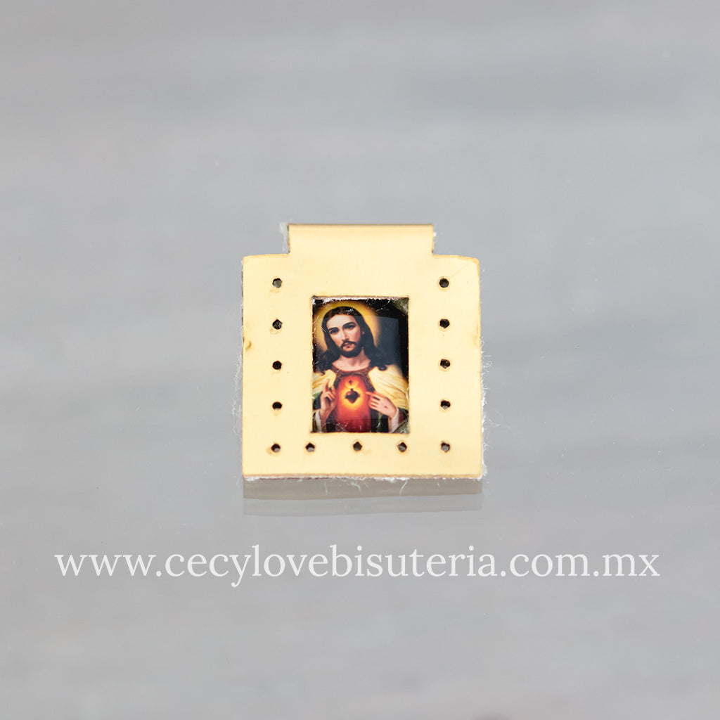 Escapulario Vinil Sagrado Corazón de Jesús