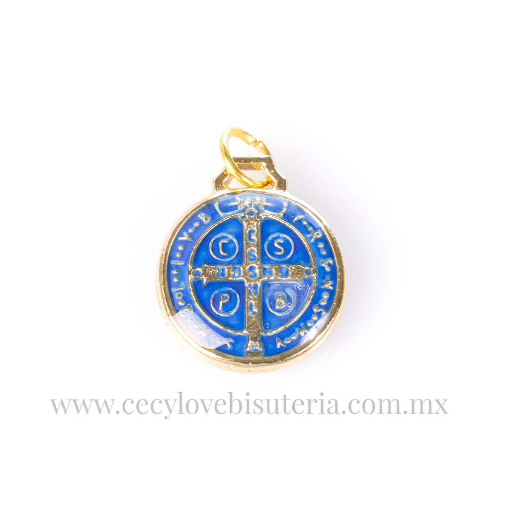Medalla San Benito Celeste