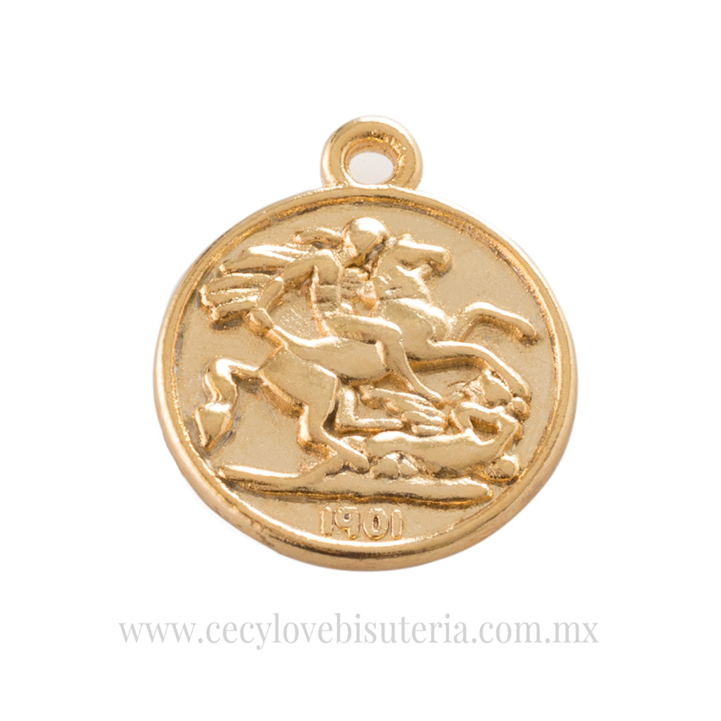 Dije Moneda Reina Elizabeth II