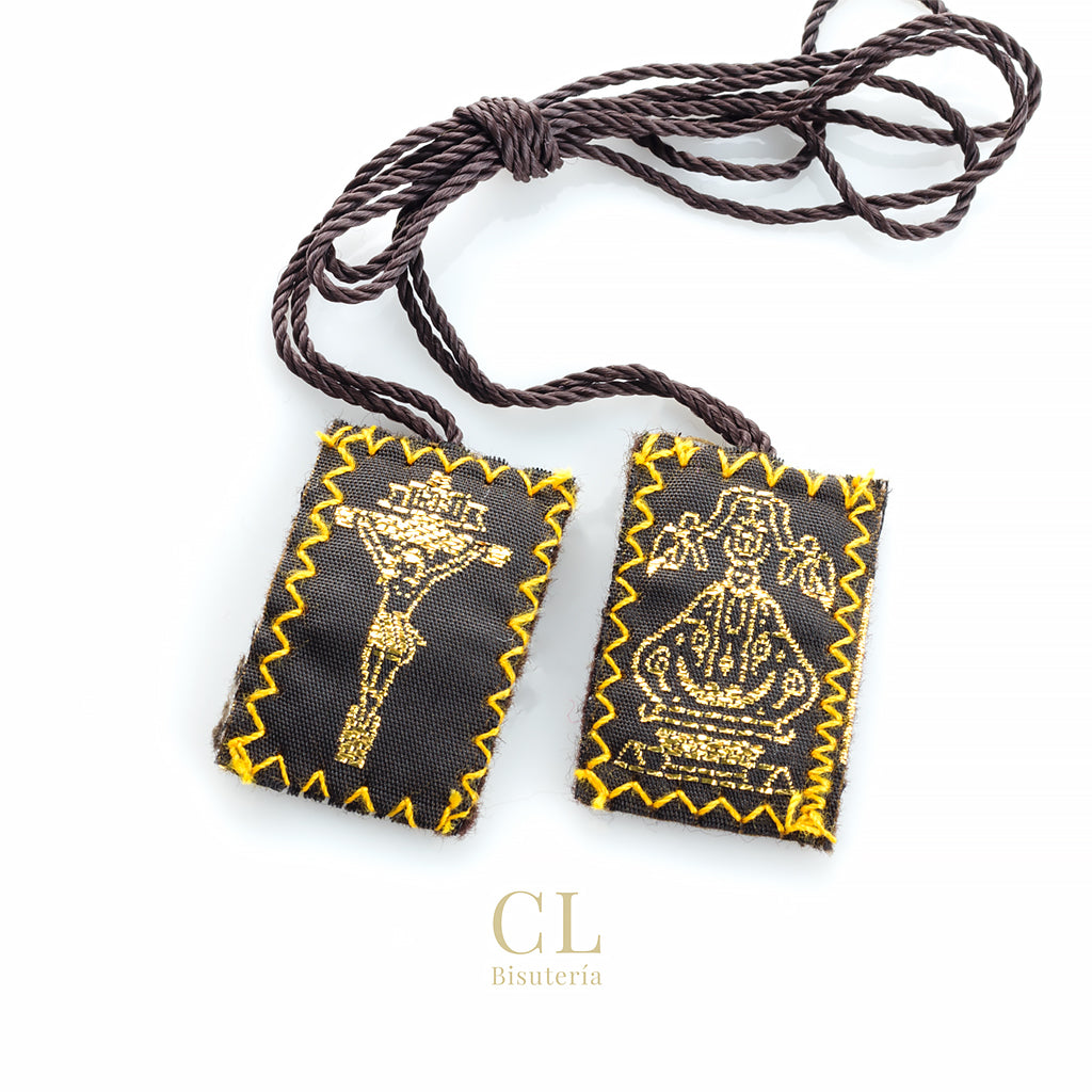 Escapulario Virgen San Juan de Los Lagos/Cristo