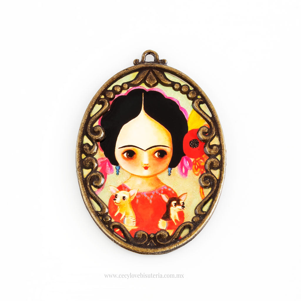 Medallón Frida Adolescente