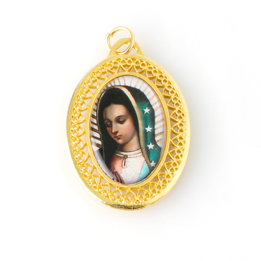 Medalla Ovalada Virgen de Guadalupe