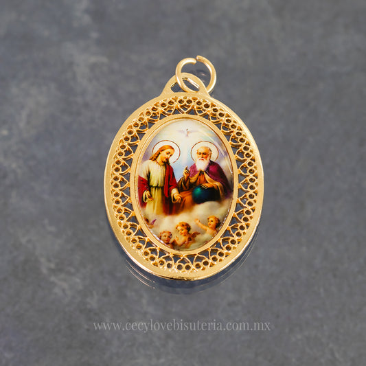 Medalla Ovalada Santísima Trinidad