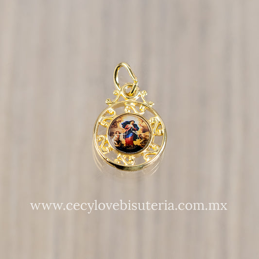 Medalla Mini Virgen Desatanudos