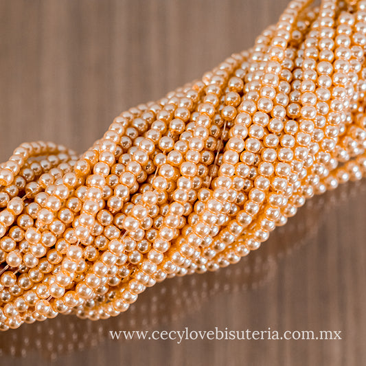 Perla Cristal Nude 4 mm