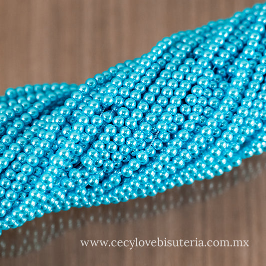 Perla Cristal Celeste 4 mm