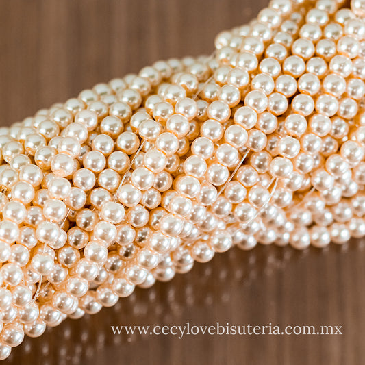 Perla Cristal Beige 6 mm