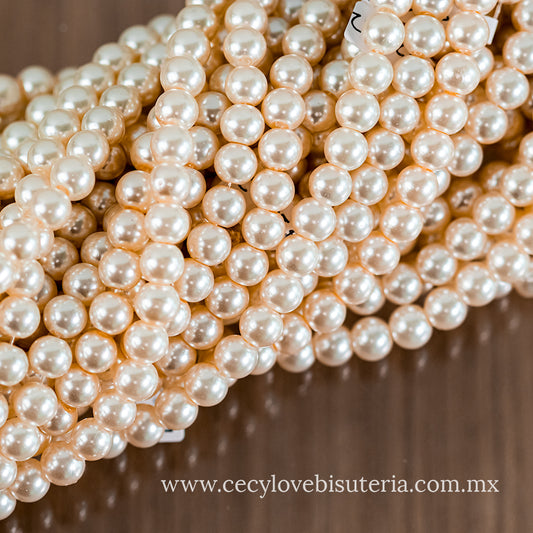 Perla Cristal Beige 8 mm