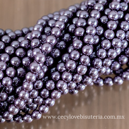 Perla Cristal Lavanda 8 mm
