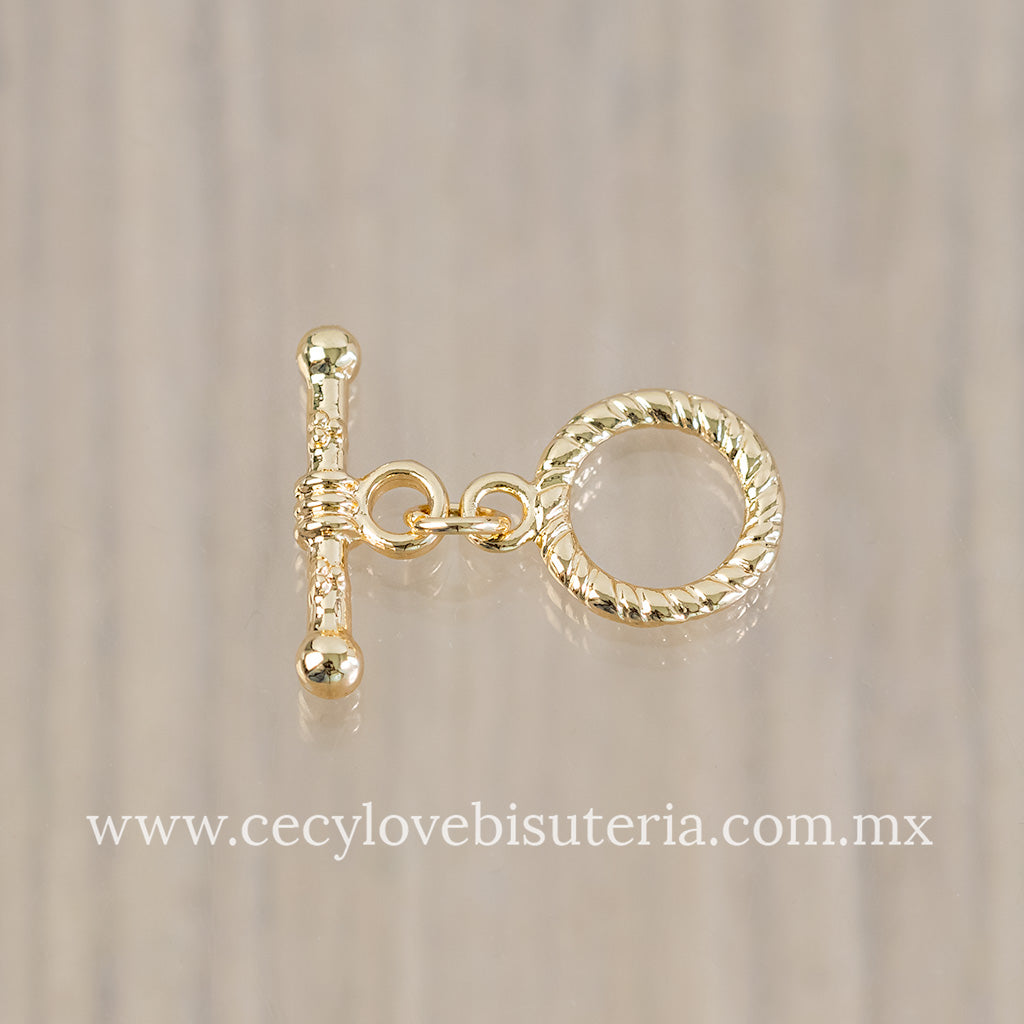 Broche T con Textura
