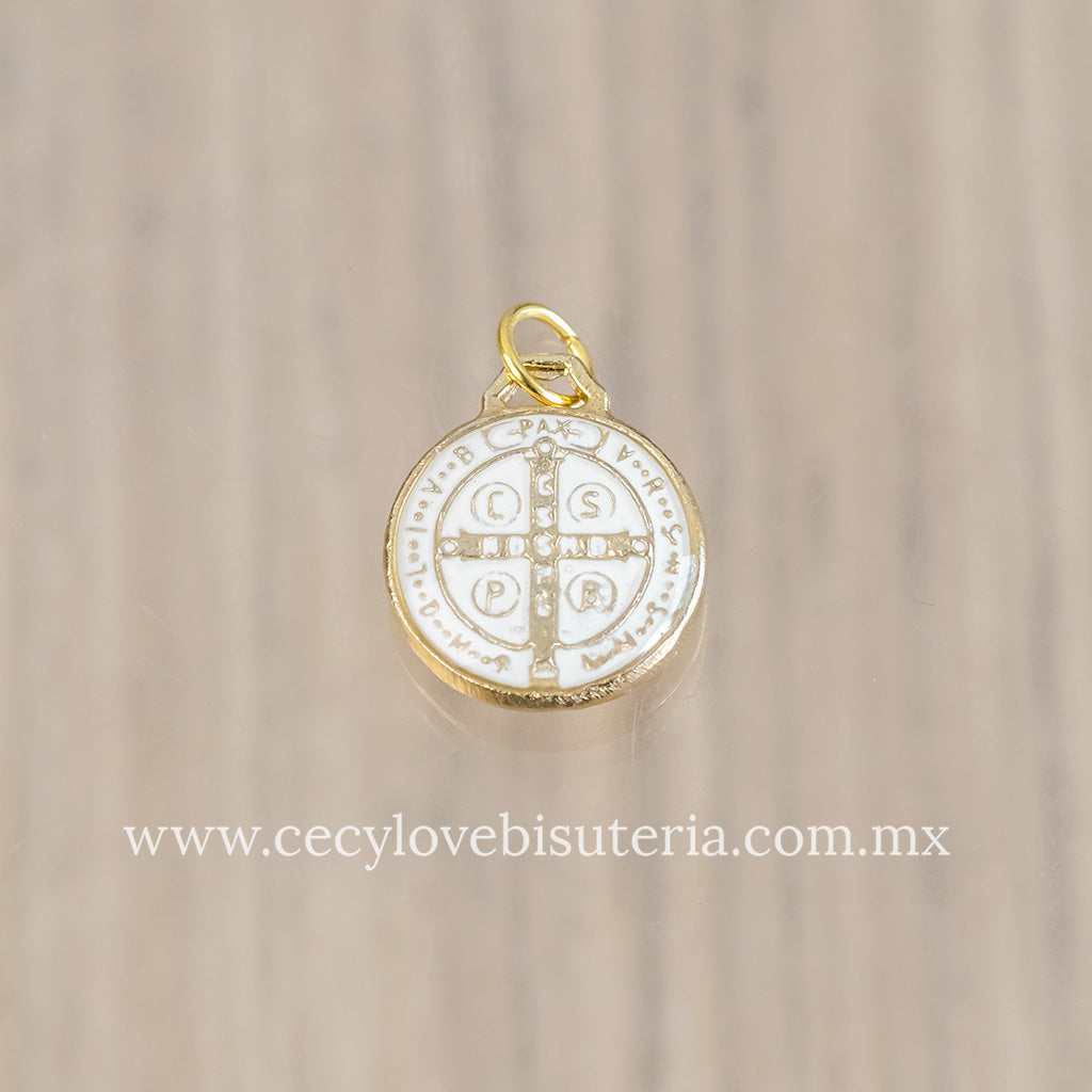 Medalla Mini San Benito Blanco