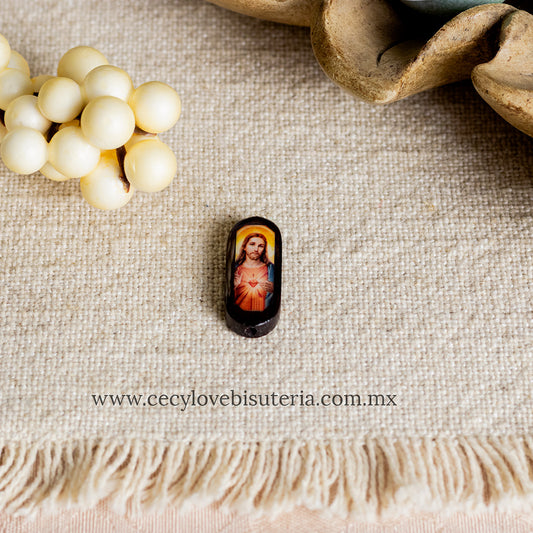 Separador Madera Sagrado Corazón de Jesús