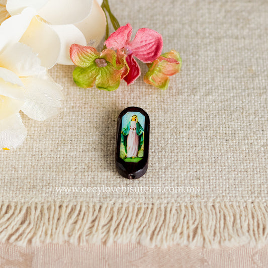 Separador Madera Virgen Milagrosa