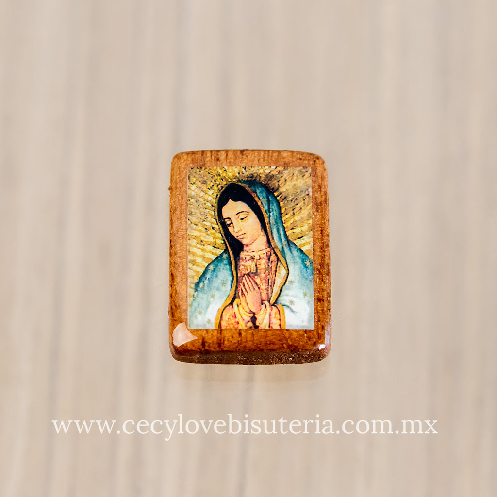 Separador Madera 3 Hilos Virgen de Guadalupe