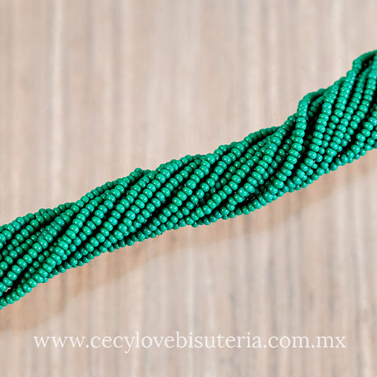 Chaquira Calibrada Verde 11/0