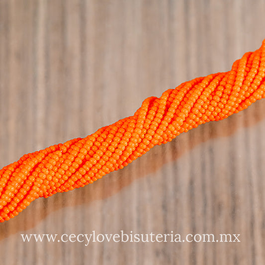 Chaquira Calibrada Naranja 11/0
