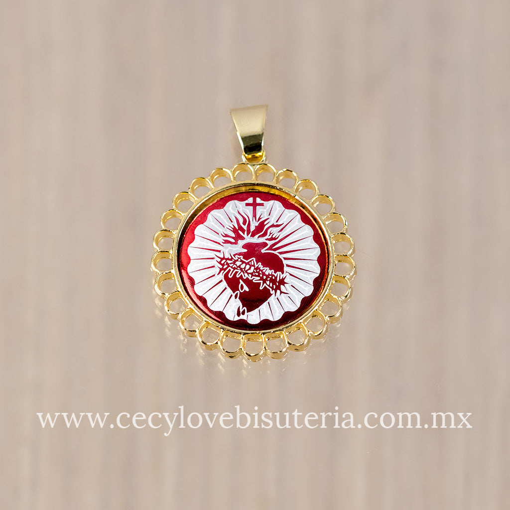 Medalla Redonda Detente Rojo